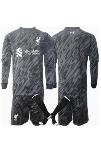 Liverpool Keeper Babyklær Hjemme Fotballdrakt til barn 2024-25 Lange ermer (+ Korte bukser)
